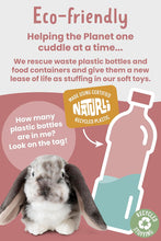 Living Nature Grey Dutch Lop Eared Rabbit Stuffed Animal Plush Toy  Fluffy Soft Toy Gift for Kids  Boys and Girls Doll  Naturli Eco-Friendly  26 cm