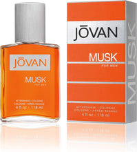 Jovan Musk Aftershave Lotion for Men, 118 ml (Pack of 3)