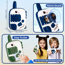 AmyBenton Walkie Talkie Kids, 2 Pcs Kids Walkie Talkie for Boys and Girls 3-12 Years Old, 3 Miles Range for Outside Adventures, Camping, Hiking
