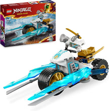 LEGO NINJAGO Zanes Ice Motorcycle Toy for 7 Plus Year Old Boys & Girls, Dragons Rising Motorbike Set with a Zane Character Minifigure, Ninja Adventure Playset, Small Vehicle Gift for Kids 71816