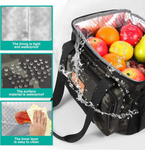Lunch Bag for Men, Tactical Cooler Bag, Reusable Waterproof Leakproof Insulated Lunch Box for Adults Men Work Picnic Outdoor Day trips Camping, 12L Camo HSHRISH