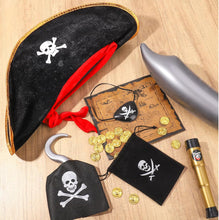 Fuyamp 8 Pieces Pirate Costume Accessories, Pirate Fancy Dress Costume Accessory Set, Halloween Caribbean Pirate Fancy Dress Up Costume Party Cosplay Toy Prop Accessory for Boys Girls