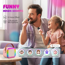 Dislocati Karaoke Machine 2 Microphones, Birthday Gifts for Girls Toys Age 3-15 Year Old Girls Gifts Kids Microphone Toys for 3-12 Year Old Girls Birthday Presents Christmas Xmas Gifts for Kids Toys