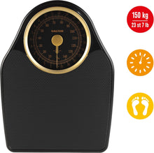 Salter 145 GFEU16 Doctor Style Mechanical Bathroom Scale  Body Weighing Scales, 150 KG Capacity, Easy Read Dial with Rotating Pointer, Large Platform, For Weight/Fitness, No Battery Required, Gold