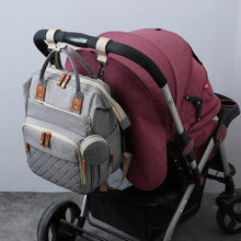 Nappy Bag Changing Bag Backpack (UK Company) Baby Diaper Bag With 9 Pockets Grey