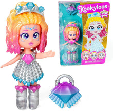 KOOKYLOOS Golden Gala Series CRYSTAL, Collectable doll from the Golden Gala series. Contains the doll Crystal,1 bag, fashionable clothes and shoes and 1 accessory. 1 doll,3 different faces