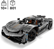 LEGO Technic Koenigsegg Jesko Absolut Grey Hypercar, Race Car Building Toy Set for Boys, Girls & Kids Aged 10 Plus, Buildable Vehicle Model Kit, Introduction to Engineering, Birthday Gift Idea 42173