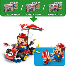 LEGO Super Mario: Mario Kart  Standard Kart, Car Toy Set for Kids, Includes a Toad Character Figure for Independent Play, Creative Birthday Gift for 7 Plus Year Old Boys, Girls and Gamers 72032