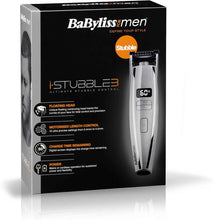 BaByliss i-Stubble 3 Beard Hair Trimmer, Cordless Beard Trimmer, 15 cutting lengths