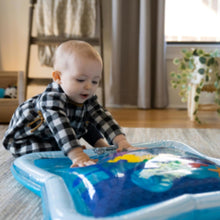 Baby Einstein Tummy Time Water Play Mat, Activity Center and Sensory Toy for Babies - OpusS Ocean of Discovery, Newborn and Up, Black (1er Pack)