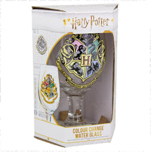 Hogwarts Crest Colour Change Drinking Glass - Officially Licensed Harry Potter Goblet for Wine Cocktails and Cold Beverages, Novelty Harry Potter Themed Party Decoration Gift 330ml ,11oz  Paladone