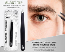 ME MAXEQUIP Tweezers for Facial Women and Men Professional Stainless Steel Eyebrow Tweezers Precision for Ingrown Hair Tweezers on Nose Ear