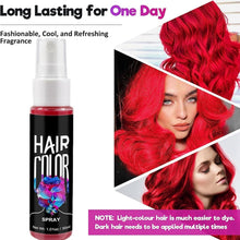 Hair Colour Spray,Temporary Hair Dye,Temporary Coloured Hair Spray,Red Hair Spray Colour for Kids,Washable Coloured Hair Spray Wash Out Kids,Semi Permanent Hair Dye Spray,Instant Styling(Red)