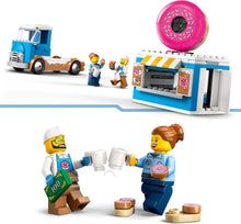 LEGO City Donut Truck Toy with 2 Minifigures - Creative Building Toys for 5+ Year Old Boys & Girls - Mobile Food Stand with Accessories - Fun Gift Ideas for Birthdays & Holidays - 60452