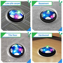 lenbest Hover Football - Football Gifts for Boys - Rechargeable LED Air Power Floating Football with Whistle - Indoor Outdoor Football Games - Kids Toys for 2 3 4 5 6 7 8 9 10 year old boy