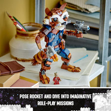 LEGO Marvel Rocket & Baby Groot, Guardians of the Galaxy Buildable Toy, Raccoon Action Figure for Kids, Boys and Girls, Posable Super-Hero Gifts 76282