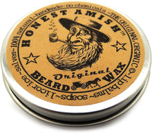 Honest Amish Original Beard Wax - Made from Natural and Organic Ingredients