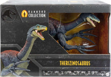 Mattel Jurassic World Dominion Hammond Collection Therizinosaurus Dinosaur Figure with 25 Articulations, Jointed Claws, Glass Eyes & Wired Tail, HXP73