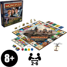 Hasbro Gaming Monopoly Harry Potter Edition, Board Game for 8+ Year Old Kids, Strategy Games for 2-6 Players, Children and Adults
