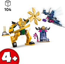 LEGO NINJAGO Arins Battle Mech, Action Figure Ninja Toy for 4 Plus Year Old Boys, Girls & Kids, Dragons Rising Set with Arin Minifigure and Mini Katana Sword Accessory, Action Toys, Gift Idea 71804
