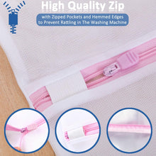 2 PCS Large Mesh Laundry Bag 60x90cm, Multi-Pack Laundry Net Bags with Zip and Drawstring, Durable Mesh Wash Bag for Delicates, Lingerie, Socks, Baby Clothes, Travel Organizer