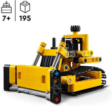 LEGO Technic Heavy-Duty Bulldozer Set, Construction Vehicle Toy for Kids, Boys and Girls with Realistic Features for Imaginative Play, Small Gift Idea 42163