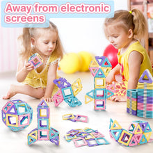 Lovchil Toys for 2 Year Old Girls Magnetic Building Blocks, Magnetic Tiles Building Construction Set STEM Montessori Toys, Preschool Toys for 3 4 5 6 7 8 Year Old Girls Boys Kids Toddler Birthday Gift