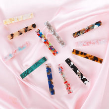 Lusofie 12 Pcs Resin Hair Clips, Acrylic Hair Clip Alligator Bobby Pins Hairpin Hair Accessories Hair Barrettes for Women Girls