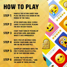 Ginger Fox Emoji Party Card Game  New 2024 Edition  Fast-Paced Happy Family Style Gameplay with Action Cards  Travel-Size Game for Kids & Adults Aged 8+  Easy to Learn & Fun to Play Entertainment