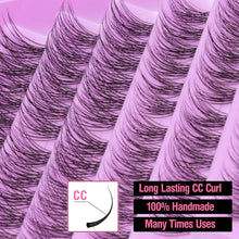 Lash Clusters Kit Mixed Lengths DIY Eyelash Extensions 108Pcs Wispy Natural Looking False Lashes with Lash Bond and Seal Glue Individual Cluster Lashes Pack