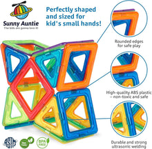 Magnetic Building Blocks, Magnetic Tiles Set, Toy for 3 4 5 6 7 8 Year Old Boys & Girls - Kids & Toddlers, STEM Educational Building Toy/Game, Gift for 3-8 Year Olds boys & girls, 36 pcs Set- Gift Box