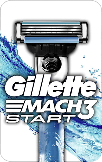 Gillette Mach3 Start Razor Men with Improved Moisture Strips, Pack of 1