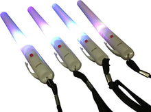 Glowtopia LED Premium 7" Glow Sticks - Flashing Multicoloured Glowsticks Party Fitness (Wrist Length Lanyard, 2 Pack)