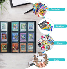 Lictin 9-Pocket Trading Card Album, 396 Pockets Card Folder Card Binder Holder Album with for Loading Slot Trading Card Album Folder - Board, Collectible and Trading Card Games (Black)
