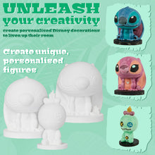 Disney Stitch Paint Your Own Plaster Figures Set for Kids Teenagers DIY Crafts Art Set Activity - Stitch Gifts (Multi Stitch - 3 Pack)