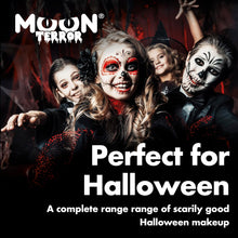 Halloween Face & Body Paint by Moon Terror - Water Based Face Paint Makeup for Adults, Kids - 12ml (Set of 4)