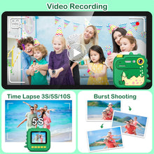 Gofunly Kids Camera Instant Print, 2.4'' Instant Camera for Kids with 32G Card & Print Photo Paper, 1080P HD Video Kids Digital Toddler Toy Camera, Christmas Birthday Gifts for Boys Age 3-12 Years Old