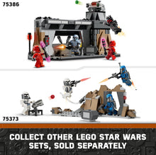 LEGO Star Wars: The Mandalorian Paz Vizsla and Moff Gideon Battle, Collectible Building Toy for Kids, with 4 Character Minifigures, Creative Gift Idea for 7 Plus Year Old Boys and Girls 75386