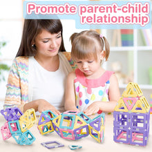 Lovchil Toys for 2 Year Old Girls Magnetic Building Blocks, Magnetic Tiles Building Construction Set STEM Montessori Toys, Preschool Toys for 3 4 5 6 7 8 Year Old Girls Boys Kids Toddler Birthday Gift