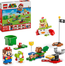 LEGO Super Mario Adventures with Interactive Mario, Bowser Jr.s Clown Car Vehicle Set, with Yoshi Toy, Nintendo Gift for 6 Plus Year Old Boys, Girls and Gamers 71439