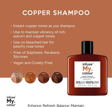 Infuse My. Colour Copper Shampoo, 250 ml (Pack of 1)