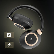 Active Noise Cancelling Wireless Headphones, 100H Playtime with Microphone, Over- Ear Bluetooth Headphones with Deep Bass,Fast Charging for Travel,Office,Home