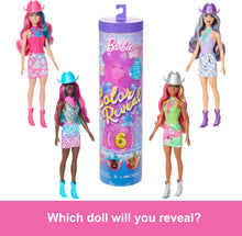 Barbie Color Reveal Fashion Doll & Accessories with 6 Surprises, Disco Star Series with Metallic Shine & Color-Change Bodice (Styles May Vary), JCP01