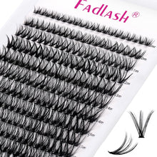 Individual Cluster Lashes Extensions 200Pcs 40D 0.07 D Curl 8-16mm Mixed Trays DIY Eyelash Extensions at Home