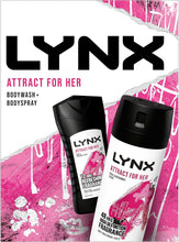 LYNX Attract for Her Duo Body Spray Gift Set Body Wash and Deodorant perfect for her daily routine 2 piece