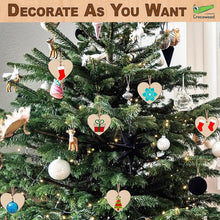 50 PCs Wooden Keyring Blanks Hearts Set: 25 Blank Wooden Hearts 5cm + 25 Keychains - Unfinished Wooden Hearts for Crafting Wood Keyrings