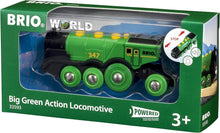 BRIO World Big Green Locomotive Battery Powered Toy Train for Kids Age 3 Years Up - Railway Set Accessories & Add Ons