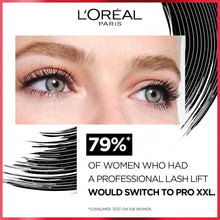 L'Oral Paris Mascara, Salon Lash Lift, With Pro-Keratin, Long-lasting, No Clumping or Smudging, Pro XXL Lift, Black