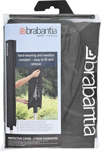 Brabantia Premium Protective Cover for Rotary Dryer Washing Lines (Black) Weather-resistant Zip-Up Sleeve for all Brabantia Rotaries