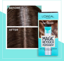 L'Oral Paris Magic Retouch Permanent Root Concealer, Touching Up Grey Hair Dye, Dark Brown 4